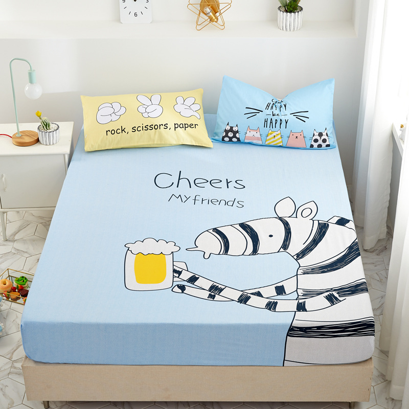 Home Textile Cotton Cartoon Bed Sheet Bed Sheet Manufacturer
