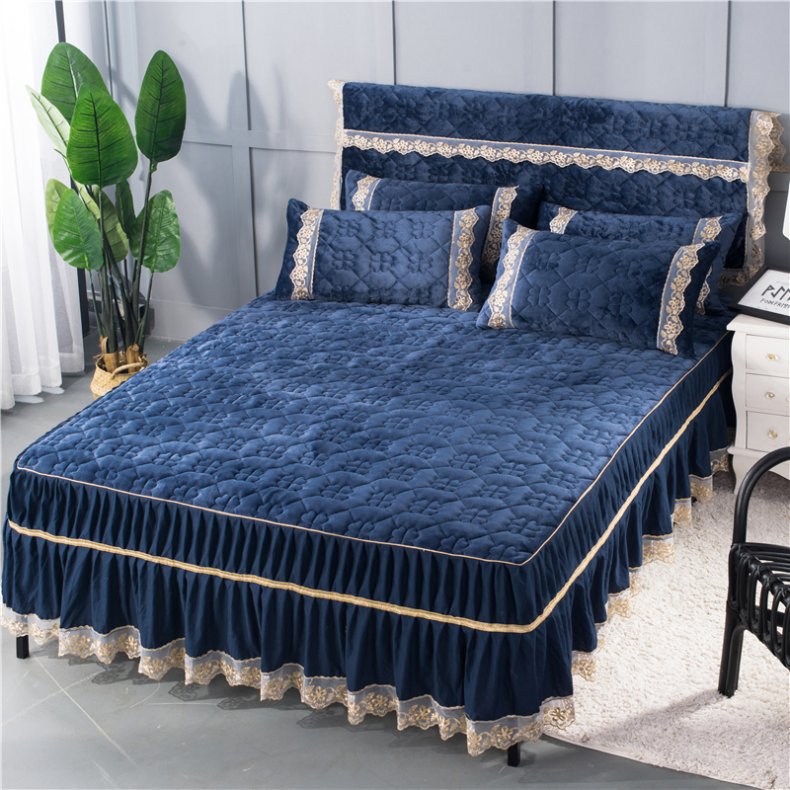 Thick flannel quilted sheets Bed Sheet Manufacturer