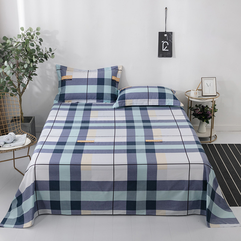 Simple Cotton Sheets Single Piece Cotton Bed Sheet Manufacturer