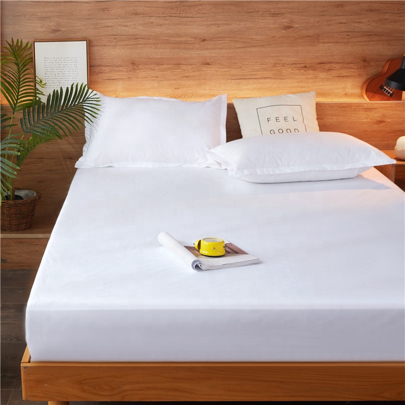 100 polyester fiber Waterproof fitted bed sheet Bed Sheet Manufacturer