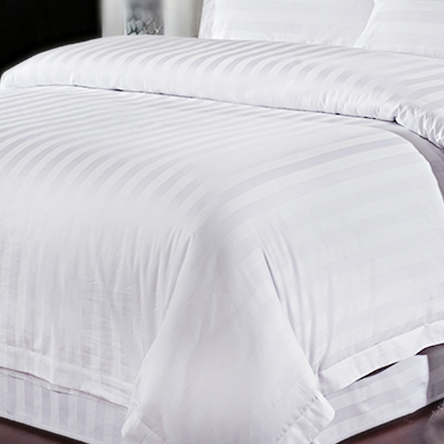 Comforter cover sheet stripe bedding hotel bed Bed Sheet Manufacturer