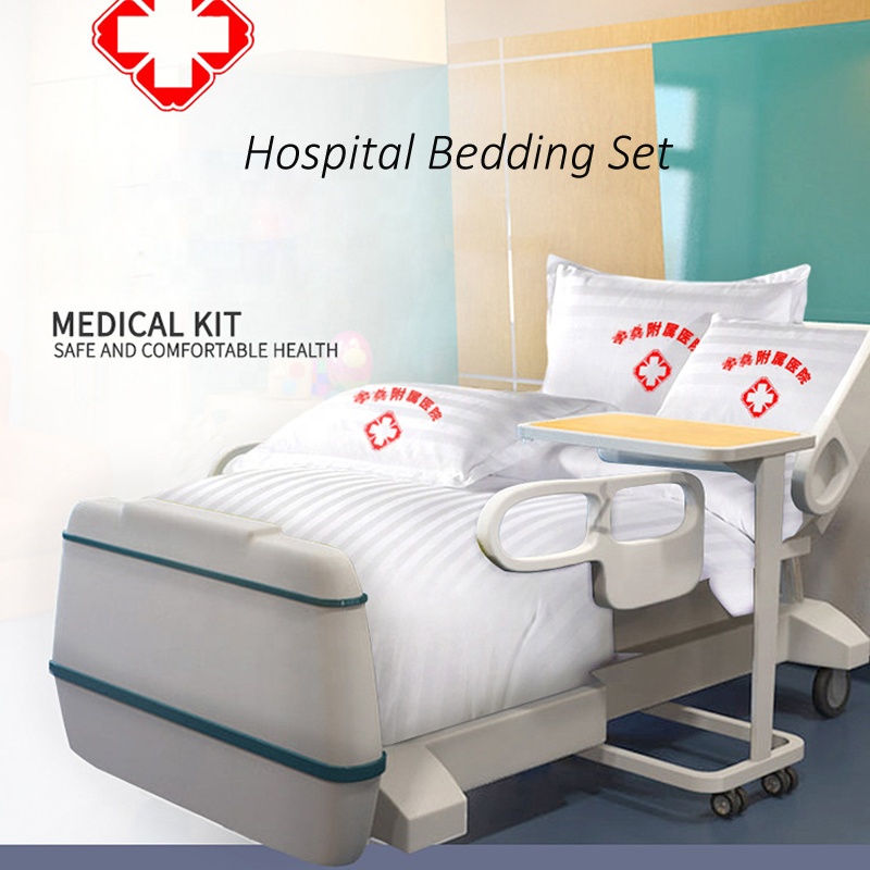 Customized 100 cotton hospital bed linen Bed Sheet Manufacturer