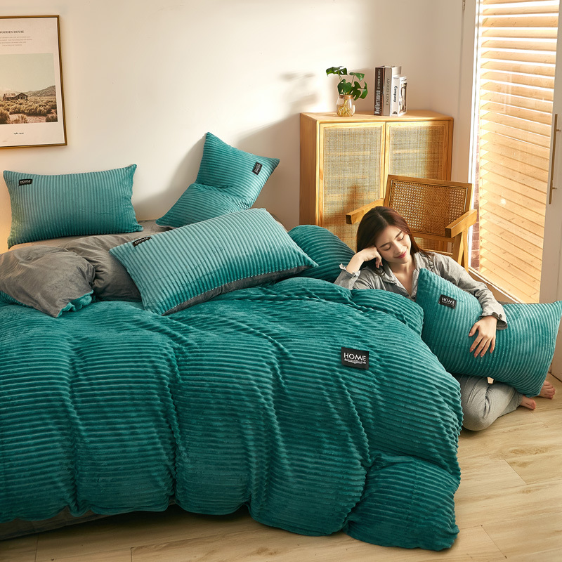 Soft queen king size winter bed sheet Bed Sheet Manufacturer