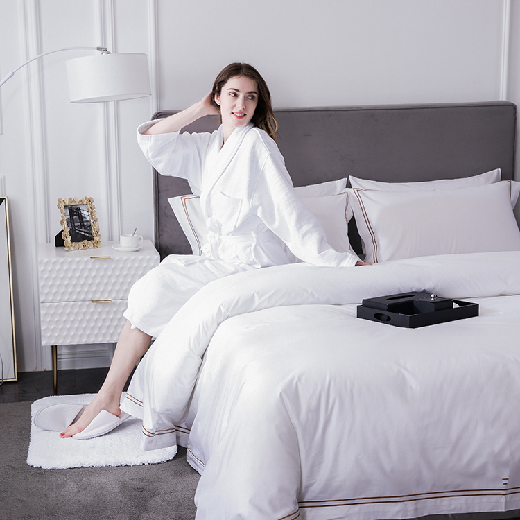 Wholesale advanced luxury style hotel bed sheets Bed Sheet Manufacturer