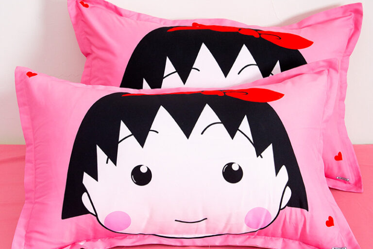 Cartoon small meatball pillowcase (3)