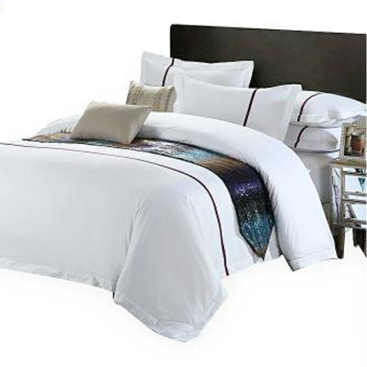 Bedroom furniture hotel bed linen set Bed Sheet Manufacturer
