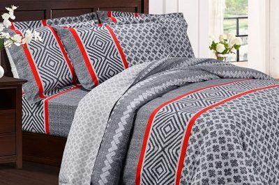 Black and white design bed sheets (6)