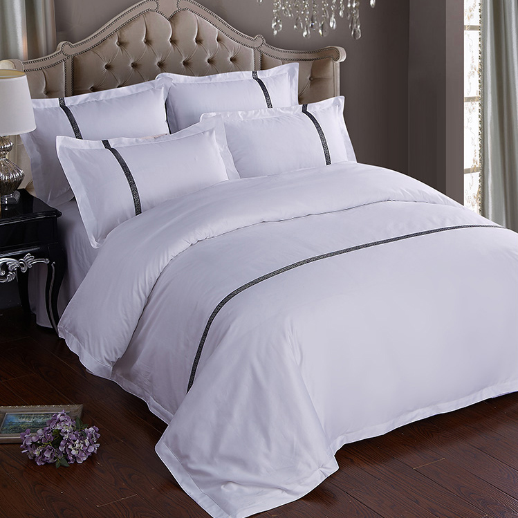 Factory customized cheap 100% hotel bed sheet (1)