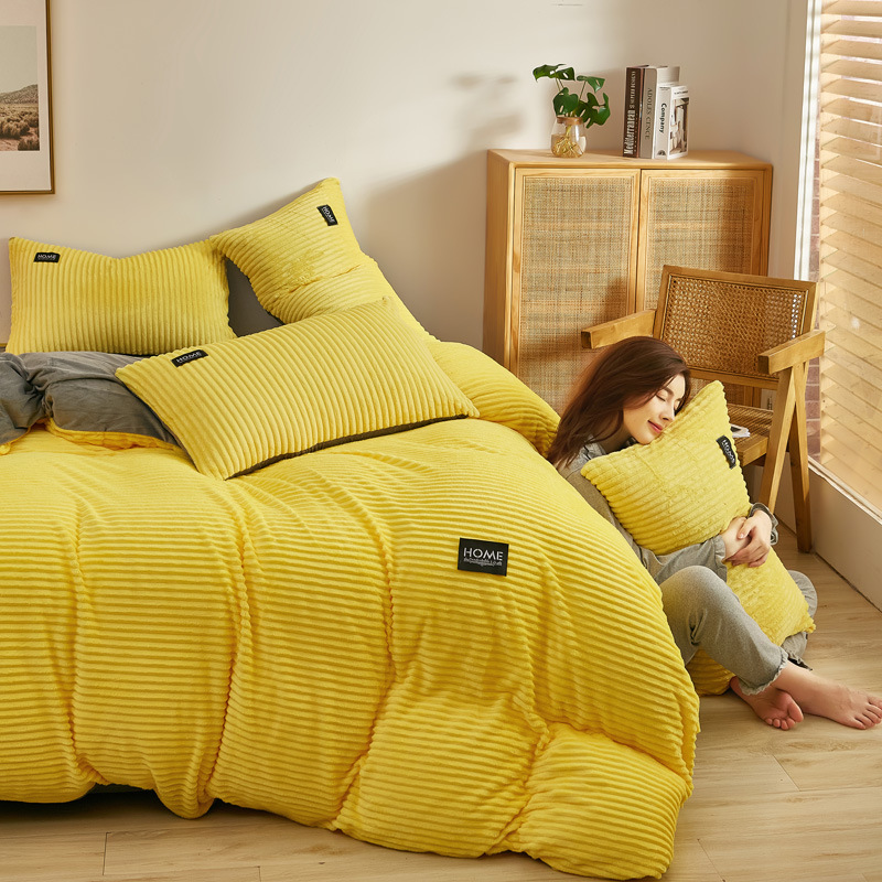 Soft queen king size winter bed sheet Bed Sheet Manufacturer