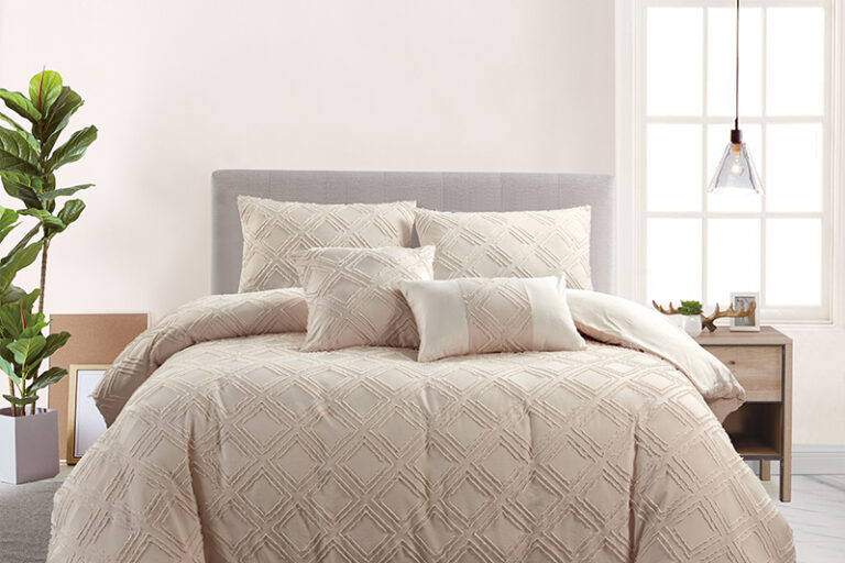 Super soft tufted carved pile duvet cover (4)