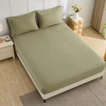 Ultra-Soft Anti-Static Breathable Fitted Sheet for Bedroom