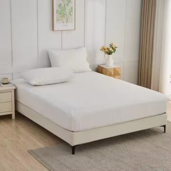 Ultra-Soft Anti-Static Breathable Fitted Sheet for Bedroom