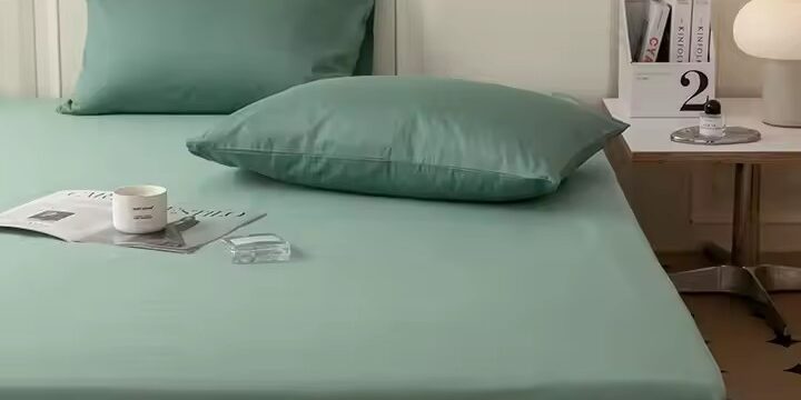 Wholesale breathable antibacterial fitted sheet with anti-mite finish