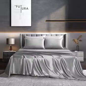 100% mulberry silk luxury bed sheets wholesale supplier