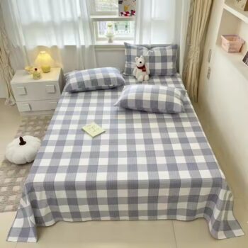 Factory thick printed bed sheet, skin-friendly and breathable cotton blend

