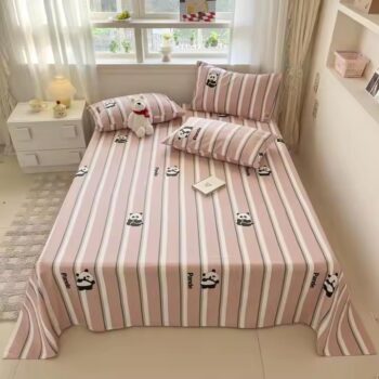 Factory thick printed bed sheet, skin-friendly and breathable cotton blend


