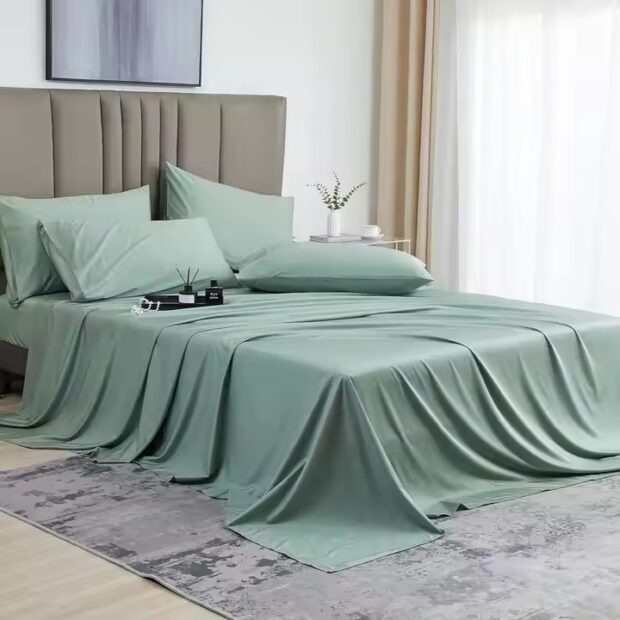 100% organic bamboo bed sheets custom design wholesale
