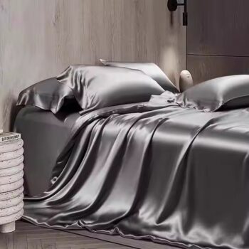 Luxury wrinkle-free polyester bed sheets wholesale
