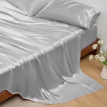 Luxury wrinkle-free polyester bed sheets wholesale