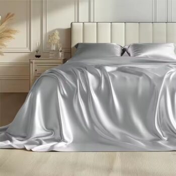 Luxury wrinkle-free polyester bed sheets wholesale