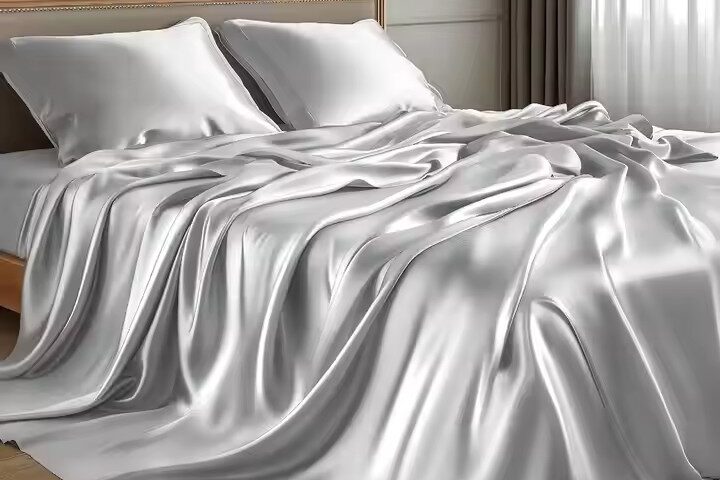 Luxury wrinkle-free polyester bed sheets wholesale