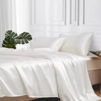 Luxury wrinkle-free polyester bed sheets wholesale