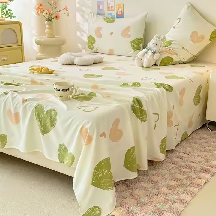 Luxury printed 100% cotton bed sheet with elegant design