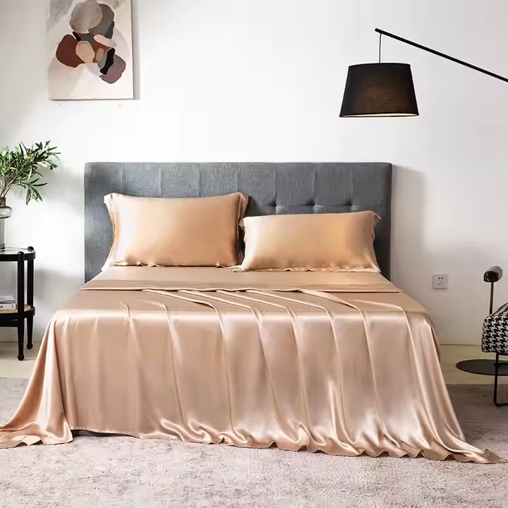 Custom 100% mulberry silk bed sheets – hot-selling luxury bedding