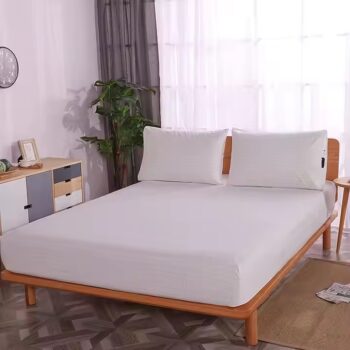 Durable king size fitted sheet for home textile use