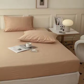 Durable king size fitted sheet for home textile use