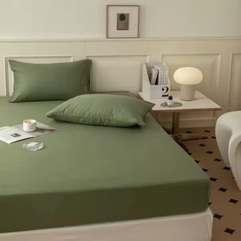 Durable king size fitted sheet for home textile use