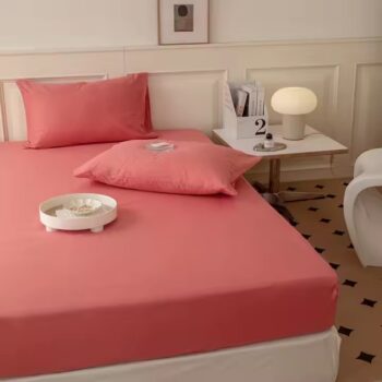 Durable king size fitted sheet for home textile use