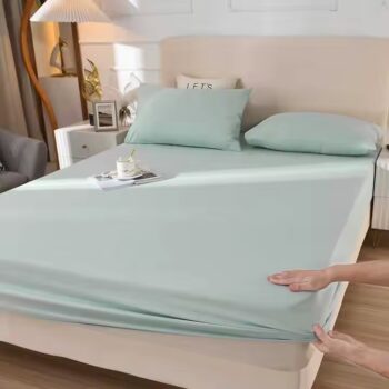 Durable king size fitted sheet for home textile use