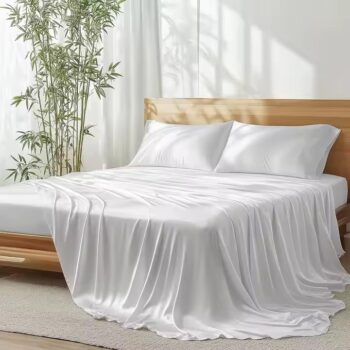 Custom 100% bamboo fiber luxury bed sheets – soft and breathable