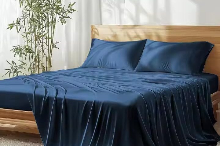 Custom 100% bamboo fiber luxury bed sheets – soft and breathable