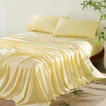 Custom 100% bamboo fiber luxury bed sheets – soft and breathable