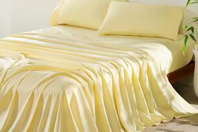 Silky soft bamboo bed sheets for eco-luxury bedding collections (6) Custom 100% bamboo fiber luxury bed sheets – soft and breathable