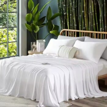 Custom 100% bamboo fiber luxury bed sheets – soft and breathable