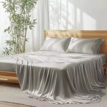Custom 100% bamboo fiber luxury bed sheets – soft and breathable