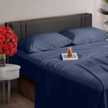 Skin-friendly microfiber polyester bed sheets wholesale