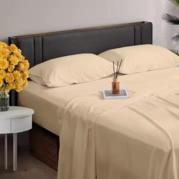 Skin-friendly microfiber polyester bed sheets wholesale