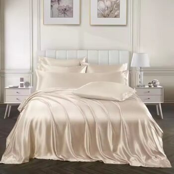 Custom European style satin bed sheets for wholesale