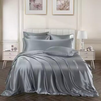 Custom European style satin bed sheets for wholesale