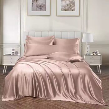 Custom European style satin bed sheets for wholesale