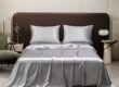 Custom European style satin bed sheets for wholesale