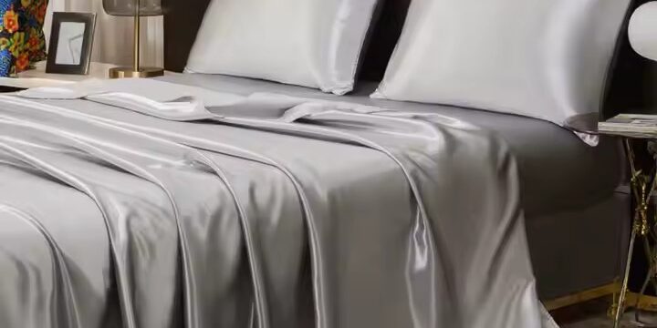 Custom European style satin bed sheets for wholesale