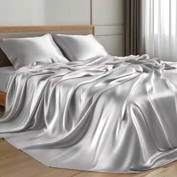 Silky soft microfiber bed sheet in modern design