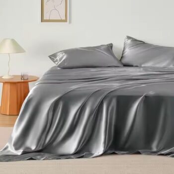 Silky soft microfiber bed sheet in modern design