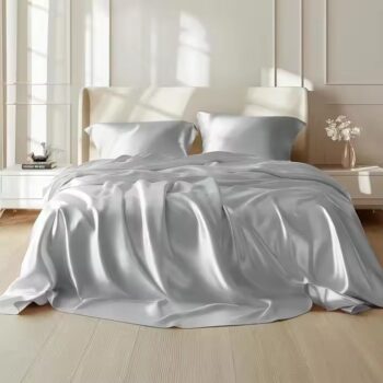 Silky soft microfiber bed sheet in modern design