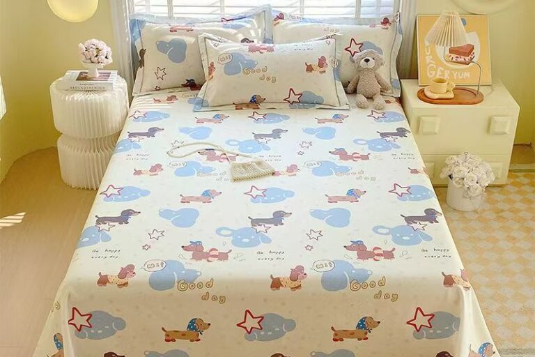 All-season breathable pure cotton multi-size bed sheet